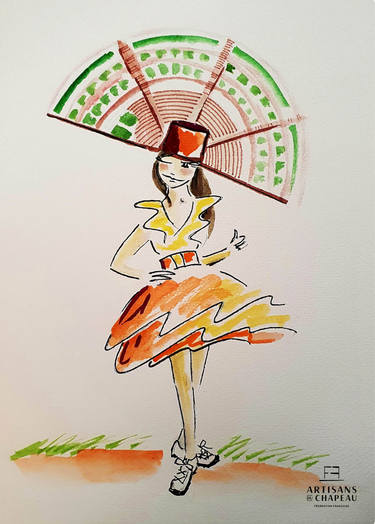 Balade chapeautée internationnale, première édition à Lyon